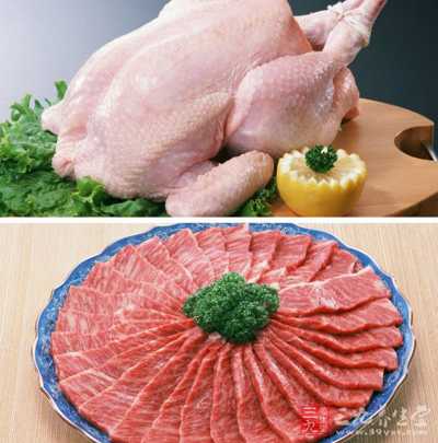 鸡肉和牛肉中常会有空肠弯曲菌。