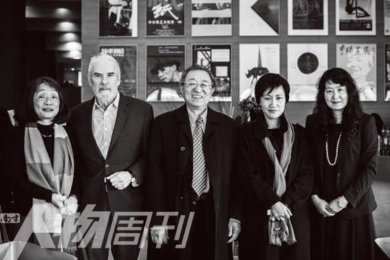 左起：金安平、史景迁、郑培凯、刘瑞琳、鄢秀  图Muto